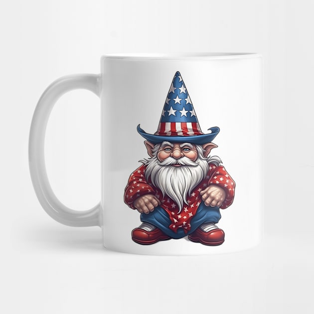 4th of July Gnome #1 by Chromatic Fusion Studio